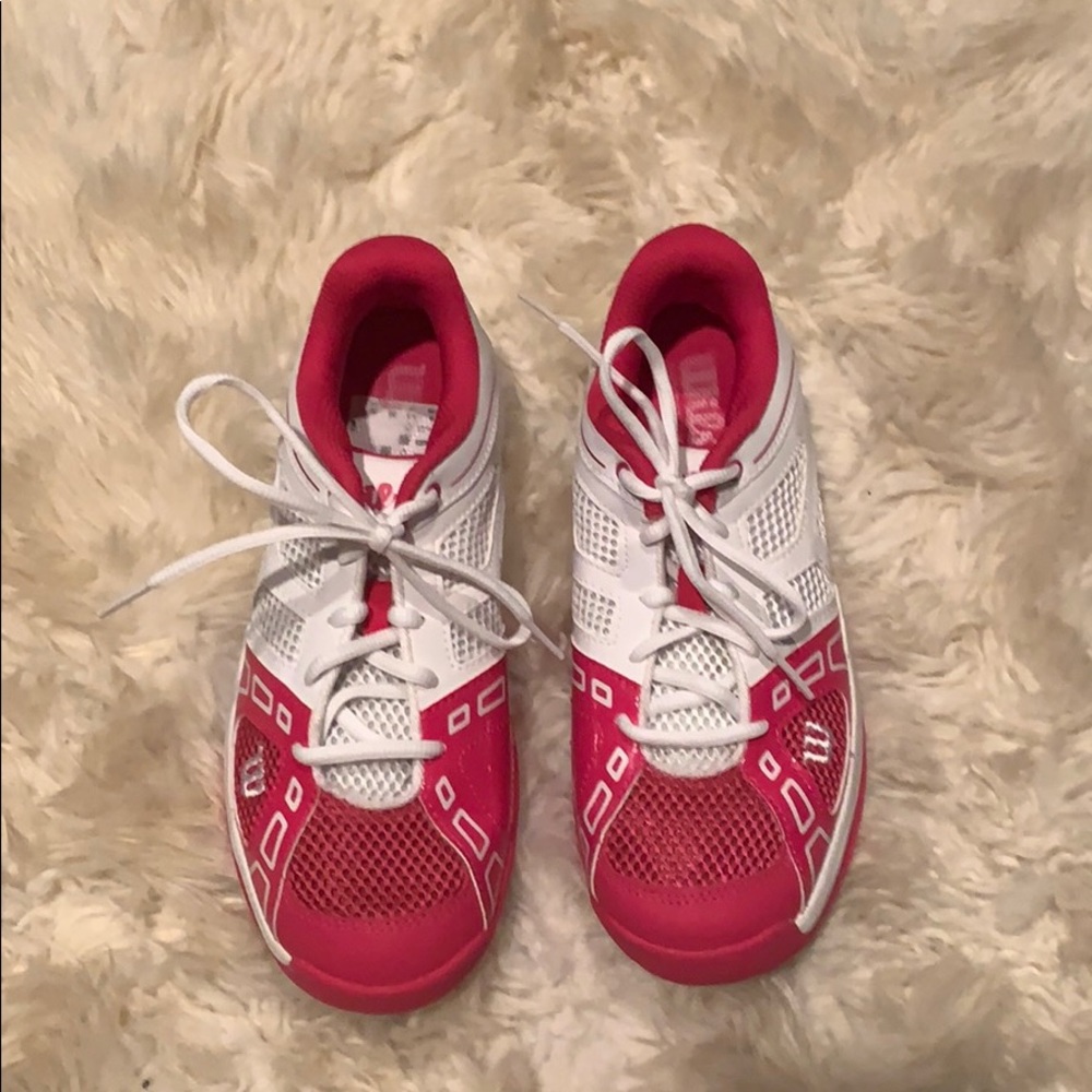 Wilson Rush Pro Junior Girls Tennis Shoes sz 6